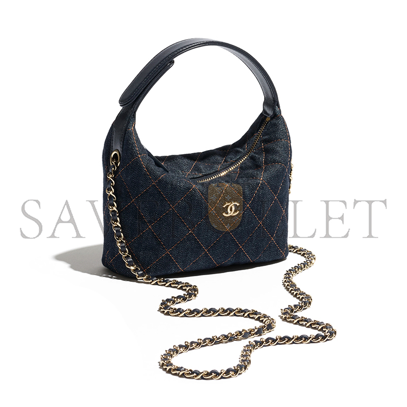 CHANEL CLASSIC CLUTCH WITH CHAIN DENIM AP4386 (21.5*19*7.5cm) CHANEL CLASSIC CLUTCH WITH CHAIN DENIM AP4386 (21.5*19*7.5cm)